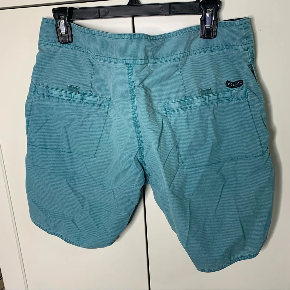 Volcom Striped Swim Board Shorts